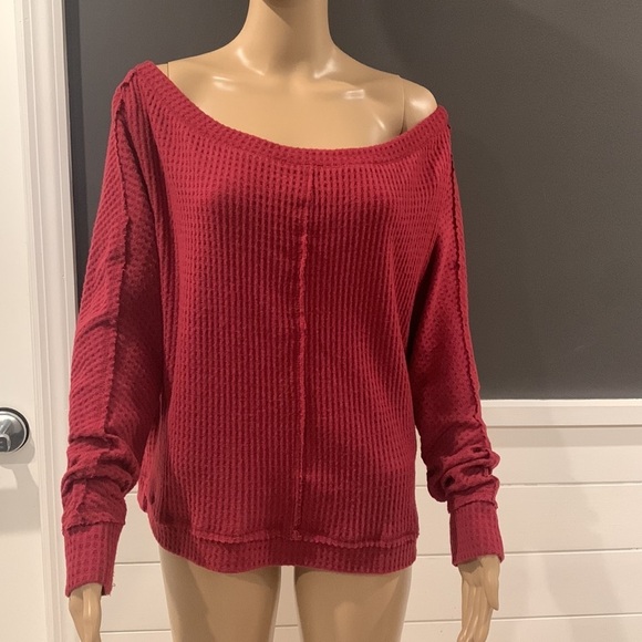 Caslon Tops - Caslon Dolman Sleeve Thermal size M